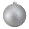 Northlight Holographic Glitter Silver Splendor Shatterproof Christmas Ball Ornament 6&#x22; (150mm)